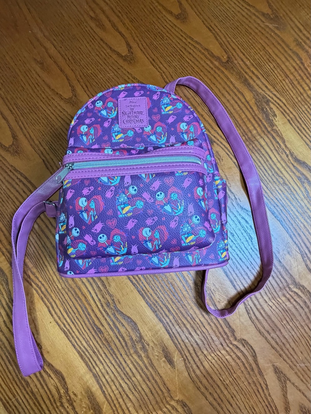 Loungefly Nightmare Before Christmas Jack Sally Hearts Mini Backpack EE Exclusiv